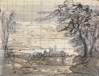 River with Castle and Bridge