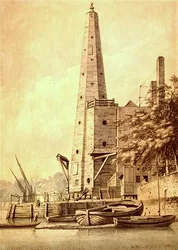 The Old Water Tower at York Buildings, Whitehall, 20th May 1791