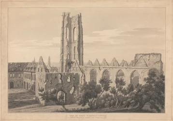 View of St. Nicholas Church at Valenciennes after the Siege