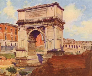 Rome: The Forum, The Arch of Titus, The Colosseum