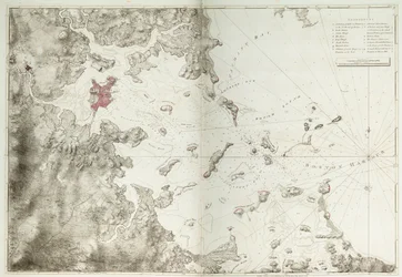 A chart of the harbour of Boston