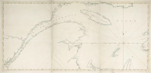 Map of the Gulf and River of St Lawrence, c.1778