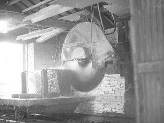 Blade Cutting Rock