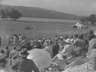 Spectators Watching Sheep Dog Trials