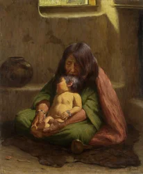 Indian Mother and Baby