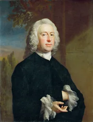 An Unknown Man in Black, 1735