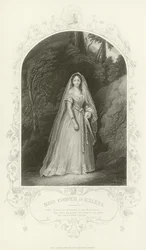 Miss Cooper as Helena, A Midsummer Night