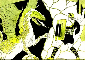 Siegfried Fighting the Dragon