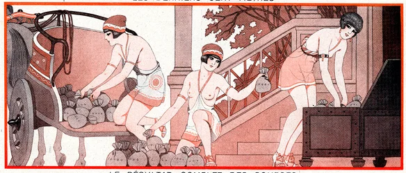 What was, in the Olympian period, Le Prix de Diane - Full races results - Le Résultat complet de courses - illustration from la Vie Parisienne, 1927