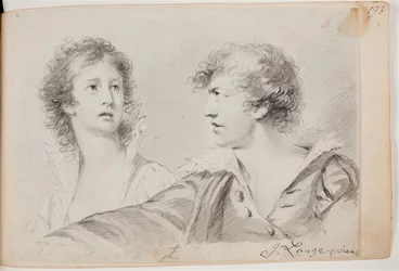 Portrait of a Woman and a Man (Ophelia and Self-Portrait as Hamlet?)