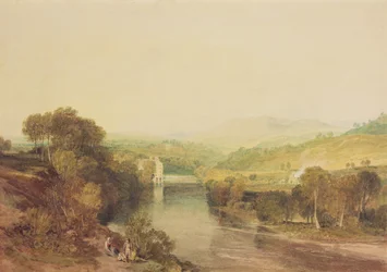 Addingham Mill on the Wharfe, West Yorkshire, c.1808