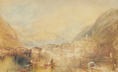 Brunnen from the Lake of Lucerne
