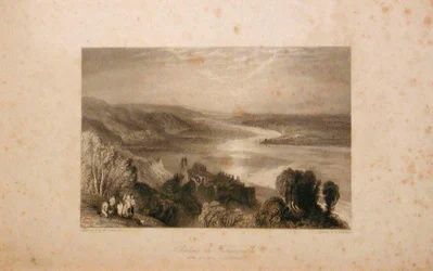 Château de Tancarville with the Town of Quilleboeuf