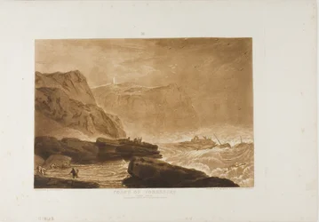 Coast of Yorkshire, Plate 24 from Liber Studiorum