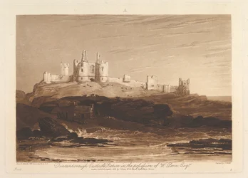 Dunstanborough Castle Liber Studiorum, part III, plate 14