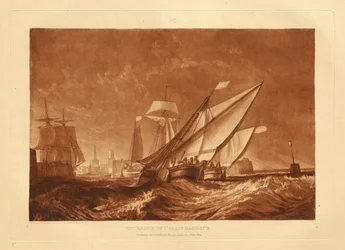 Entrance of Calais Harbour
