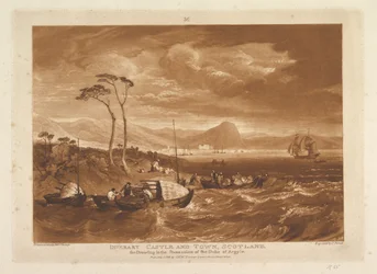 Inverary Castle and Town, Scotland, Liber Studiorum, Part XIII, Plate 65