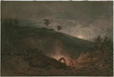 Lime Kiln by Moonlight