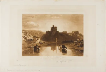 Norham Castle, plate 57 from Liber Studiorum
