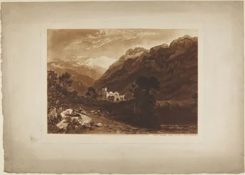 Scene in the Alps