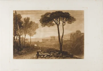 Scene in the Compagna, plate 38 from Liber Studiorum