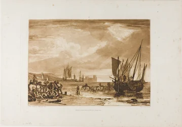 Scene on the French Coast, plate 4 from Liber Studiorum