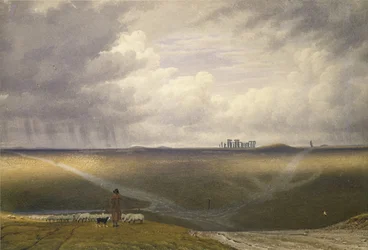 Stonehenge - A showery day