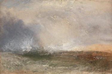Stormy Sea Breaking on a Shore