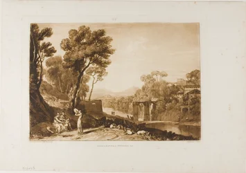 The Woman and Tambourine, plate 3 from Liber Studiorum