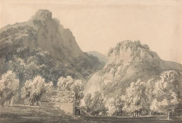 Waterfall of Lodore, Cumberland