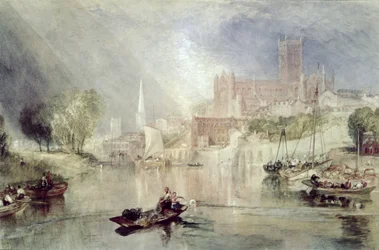 Worcester Cathedral and River Severn