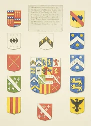 Coats of arms on Miss Newton