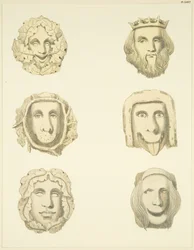 Groin stones (bosses) in ceiling of Redcliffe Church