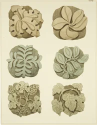 Groin stones (bosses) in ceiling of St Mary Redcliffe