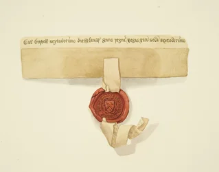 Seal Attached to the Bottom of a Deed, c.1825