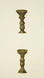 Two of the pillars (nails) before the Exchange