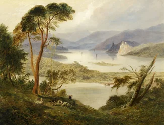 Oberwesel with Schonburg Castle, on the Rhine