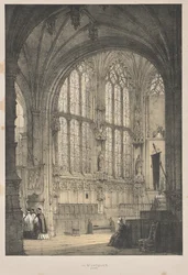 Architecture of the Middle Ages: In St. Jacques, Dieppe, East End, Interior
