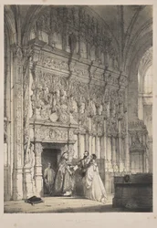 Architecture of the Middle Ages: Screen in St. Jacques, Dieppe