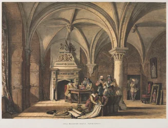 Hall, Bolsover Castle, Derbyshire