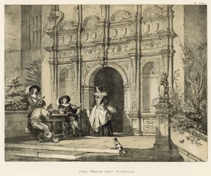 Porch, Wroxton Abbey, Oxfordshire