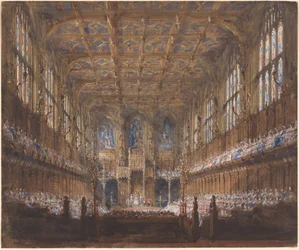 The State Opening of Parliament in the Rebuilt House of Lords