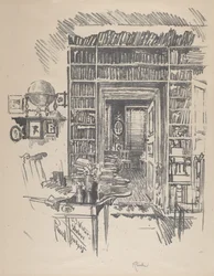 Book-Room at Dr. Wister
