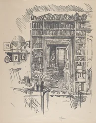 Book-Room at Dr. Wister