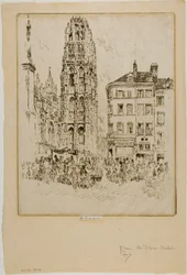 Flower Market and Butter Tower, Rouen