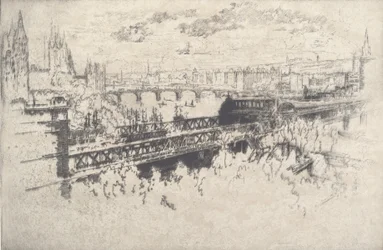 London over Charing Cross Bridge