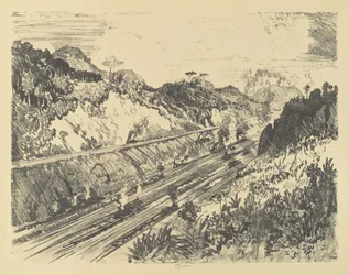 Looking Up the Cut from Bas Opispo