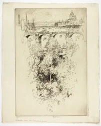Over Waterloo Bridge, Church and Work