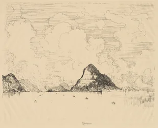 Panama: Entrance to the Canal from the Pacific, 1912