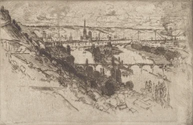 Rouen, from Bon Secours, 1907